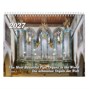 Schöne Pipe Organe 2026 - Der Orgelkalender Kalender