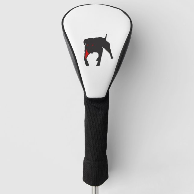 SCHÖNE PITBULL GIFT IDEE FÜR HUNDENLIEBER GOLF HEADCOVER (Vorderseite)