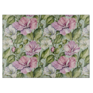 Schöne Platterbsen auf Minze Schneidebrett