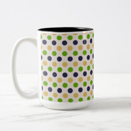 Schöne Polka Dot Pattern Tasse