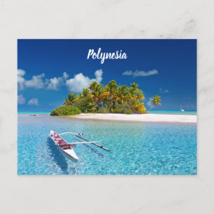 Schöne Polynesien Postkarte