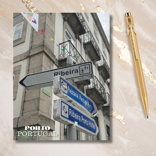 Schöne Porto Portugal Fotografie, Individuelle Rei Feiertagspostkarte