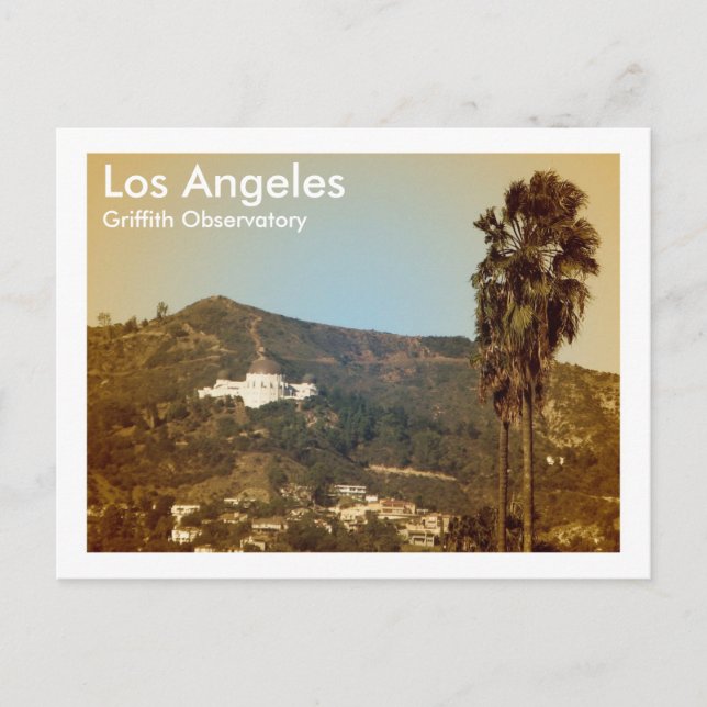 Schöne Postkarte des LA Observatory! (Vorderseite)