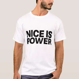 Schöne Power Minimal Dark Schriftgestaltung T-Shirt