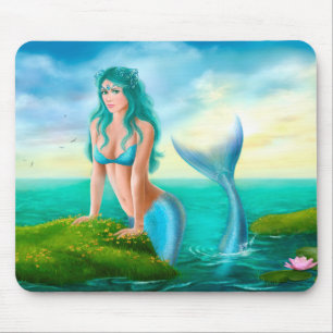 Schöne Prinzessin - Fantasiefrau Mousepad