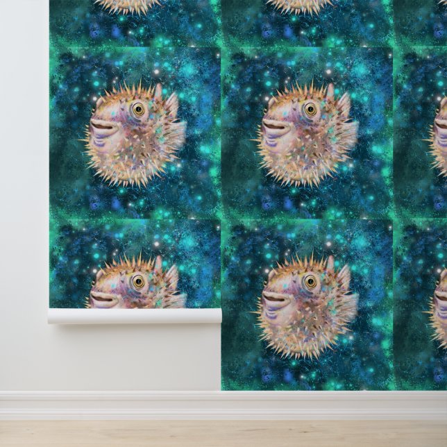 Schöne Puffer Fisch Tapete (Anwendung)