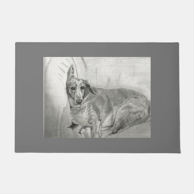 Schöne Pup Door Mat Fußmatte (Vorderseite)