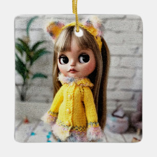 Schöne Puppe Blythe Big eyes fantasievollen Spaß Keramikornament