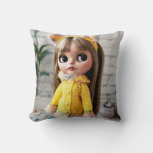 Schöne Puppe Blythe Big eyes fantasievollen Spaß Kissen