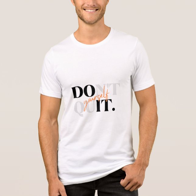 Schöne Quit-Gestaltung  Tri-Blend Shirt (Vorderseite)