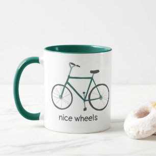 SCHÖNE RÄDER Niedlich grünes Fahrrad CUSTOM Tasse