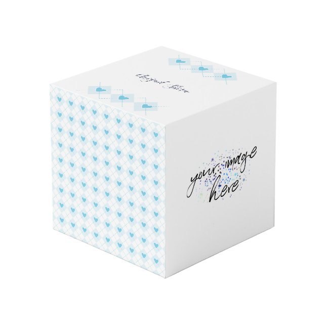 Schöne Raute Würfel (Vorderseite Schrägansicht)