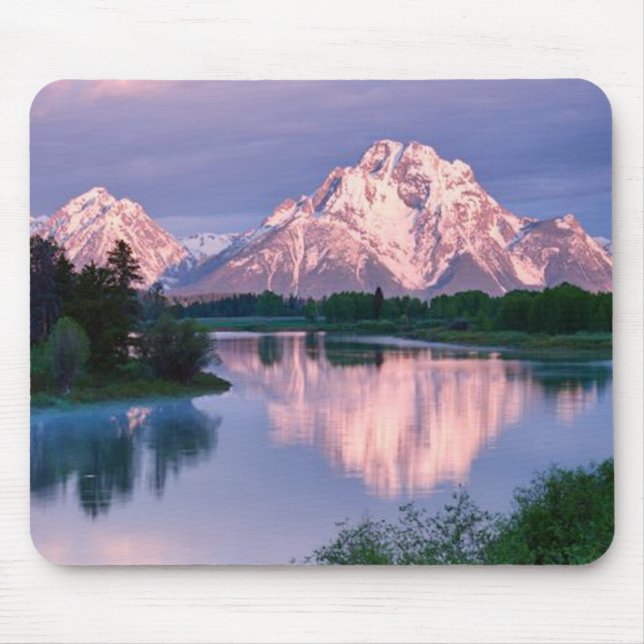 Schöne Reflections Grand Tetons Mousepad (Vorne)