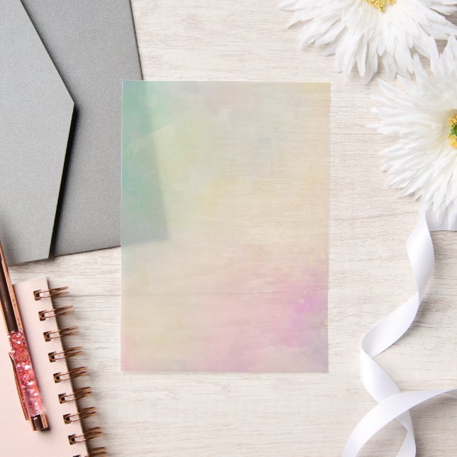 Schöne Regenbogenfarben in grünem Rosa Blau (Hochzeit)