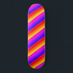 Schöne Regenbogenfarben Skateboard<br><div class="desc">Schöne Regenbogenfarben</div>