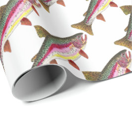 Schöne Regenbogenforelle für Männer und Frauen Geschenkpapier