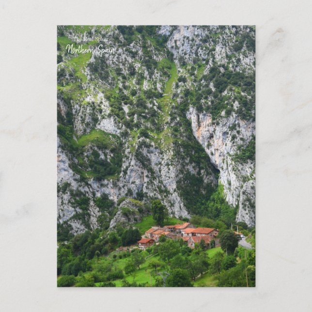 Schöne Region Nordspanien Asturien Postkarte (Vorderseite)