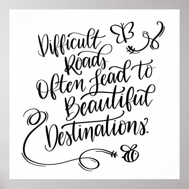 Schöne Reiseziele Poster (Vorne)