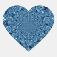 Schöne, reizende Iridescent Blue Kaleidoskop Art