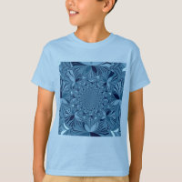 Schöne, reizende Iridescent Blue Kaleidoskop Art