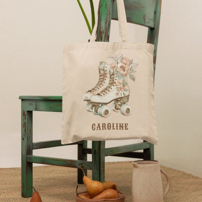 Schöne Roller-Skate Vintages Design Tragetasche (Von Creator hochgeladen)