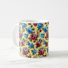 Schöne Romantische Frühlingsmarine Blume Kaffeetasse