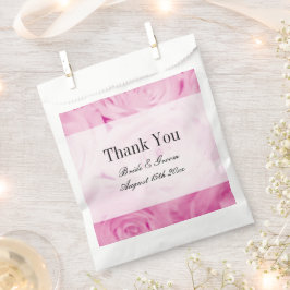 Schöne Rosa Blume Foto Design Hochzeit Geschenktütchen