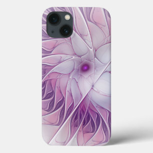 Schöne rosa Blume Moderne Abstrakte Fraktal Kunst, Case-Mate iPhone Hülle