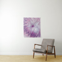 Schöne rosa Blume Moderne Abstrakte Fraktal Kunst,