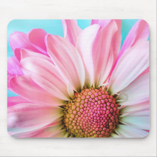 Schöne rosa Blume Nah Up Foto Mousepad