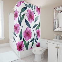 Schöne rosa Blume Wasserfarben Muster