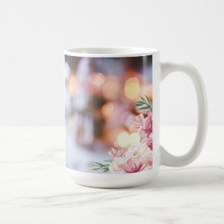 Schöne rosa Blumen-Kaffeetasse Kaffeetasse