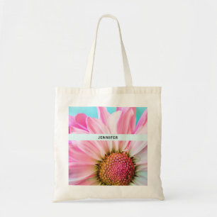Schöne rosa Blüten Nahaufnahme Foto Tragetasche