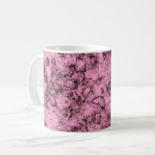 Schöne rosa helle Marmor dunkle Adern Kaffeetasse