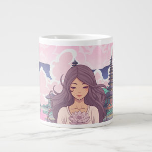 Schöne rosa Kaffeetasse Jumbo-Tasse