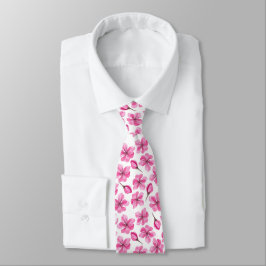 Schöne rosa Kirschblüte| Necktie Krawatte