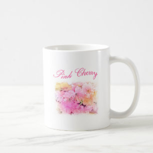 schöne rosa Kirschblüten Blumen Foto Kunst. Tasse