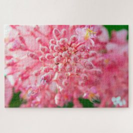 Schöne, rosa kleine Blume Puzzle