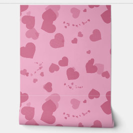 Schöne rosa Liebesherzen Tapete