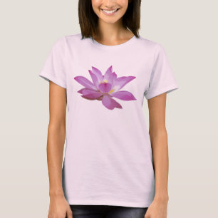 Schöne Rosa Lotus Blume Vollblut T-Shirt