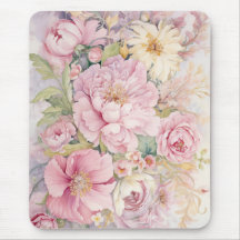 Schöne rosa Pfingstrosen Aquarelle. 
