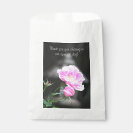 Schöne Rosa Rose Geschenktütchen