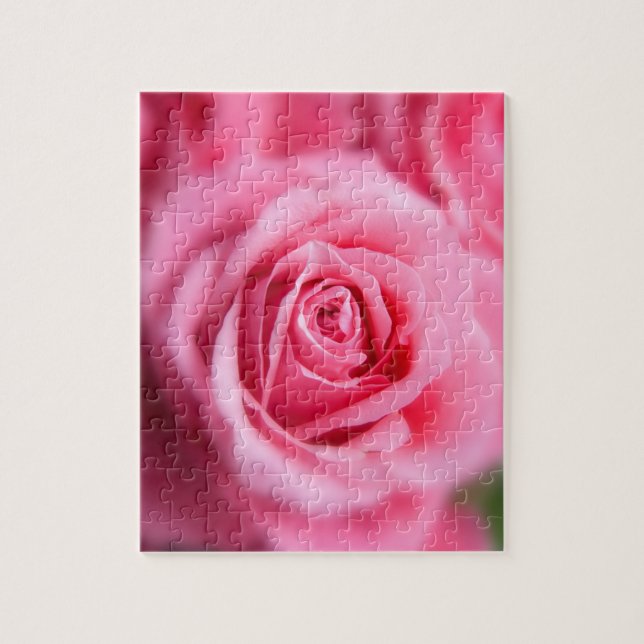 Schöne Rosa Rose Puzzle (Vertikal)