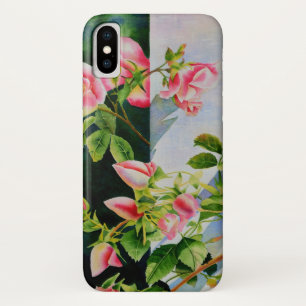 Schöne rosa Rosen Aquarellblüte Case-Mate iPhone Hülle