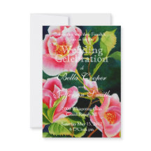 Schöne rosa Rosen, rote Rosen, Aquarellblumen