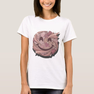 Schöne rosa SMILEY MOON moderne Gestaltung T-Shirt