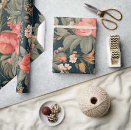 Schöne Rose Blume Geschenkpapier