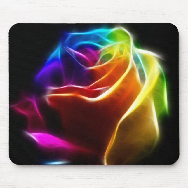 Schöne Rose der Farben 1 Mousepad (Vorne)