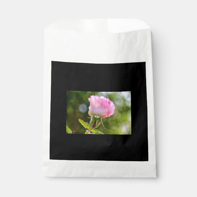 Schöne Rose Geschenktütchen (Vorderseite)