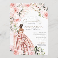 Schöne Rose Hübsch Pink Gown Quinceanos